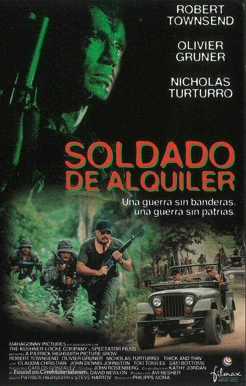 Mercenary II: Thick &amp; Thin - Spanish VHS movie cover