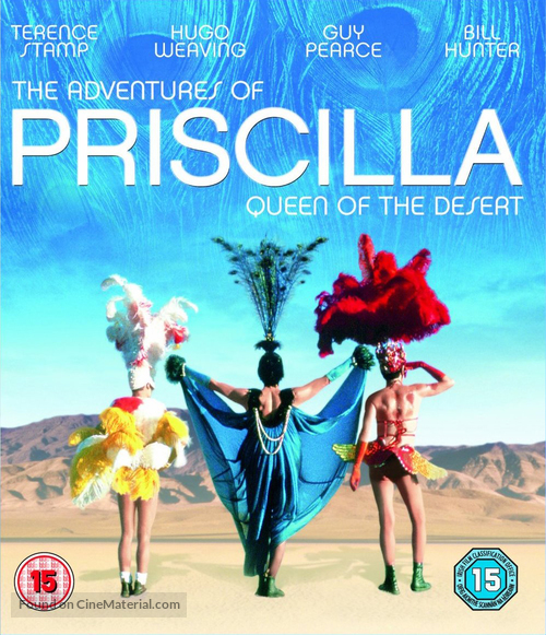 The Adventures of Priscilla, Queen of the Desert - British Blu-Ray movie cover