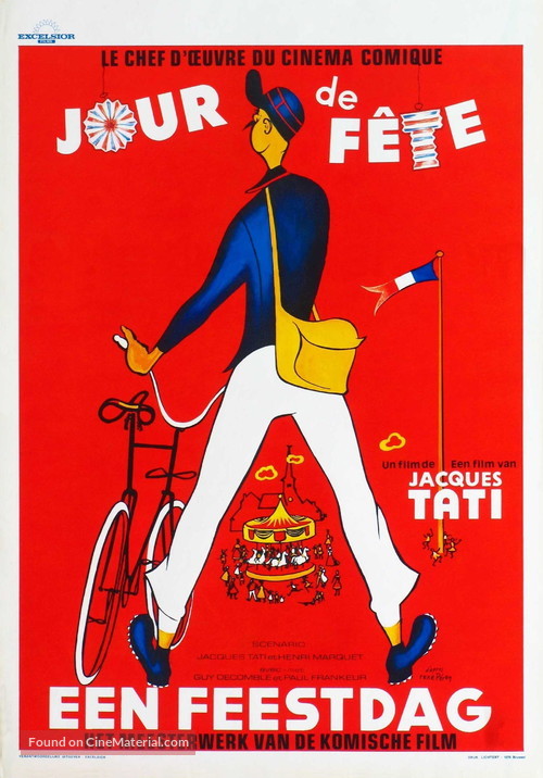 Jour de f&ecirc;te - Belgian Movie Poster