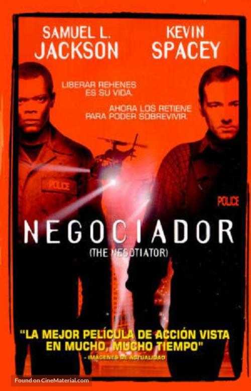 The Negotiator - Spanish VHS movie cover