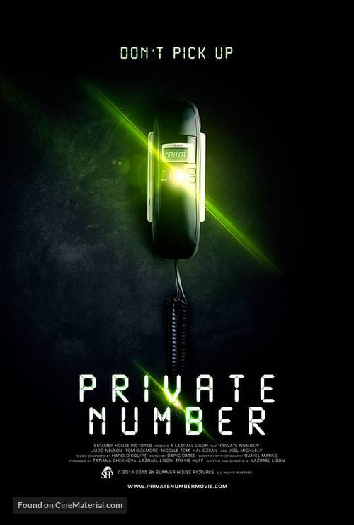 Private Number - Movie Poster