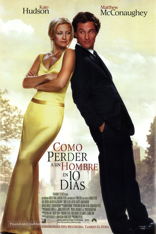 How to Lose a Guy in 10 Days - Mexican Movie Poster