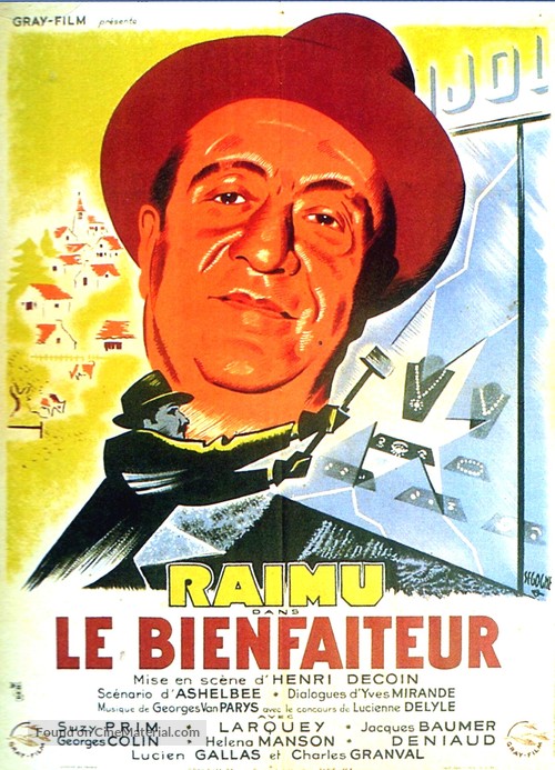 Le bienfaiteur - French Movie Poster