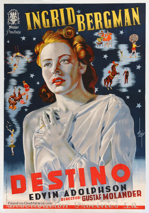 En enda natt - Spanish Movie Poster
