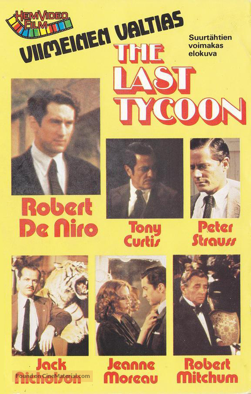 The Last Tycoon - Finnish VHS movie cover