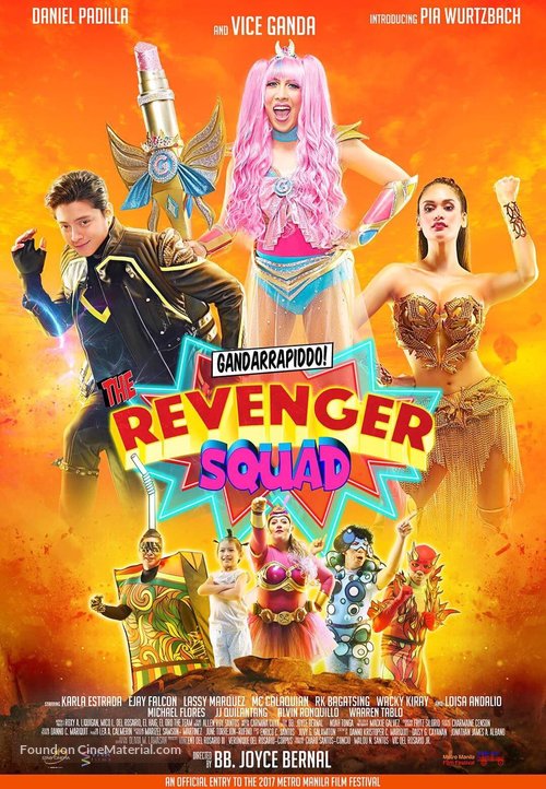 Gandarrappido!: The Revenger Squad - Philippine Movie Poster