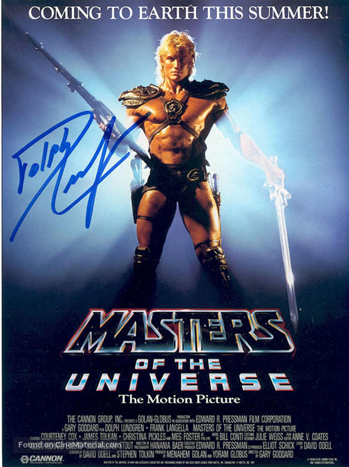 Masters Of The Universe - Movie Poster