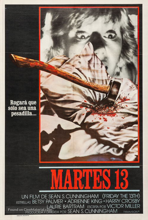 Friday the 13th - Argentinian Movie Poster