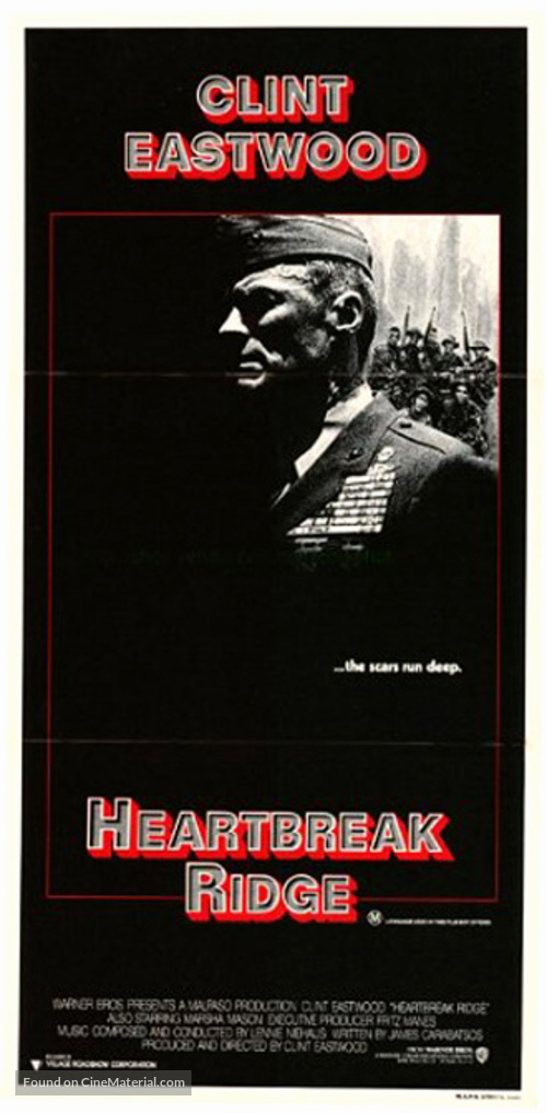 Heartbreak Ridge - Australian Movie Poster