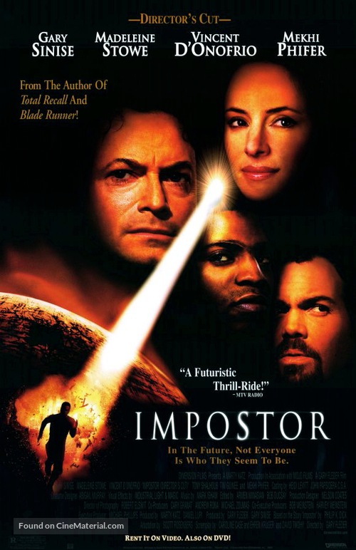 Impostor - Video release movie poster
