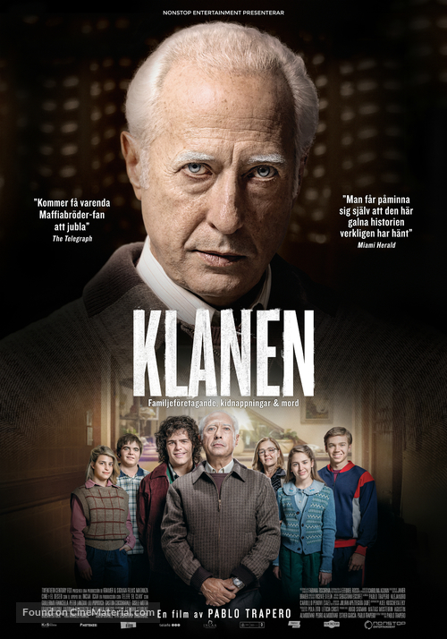 El Clan - Swedish Movie Poster