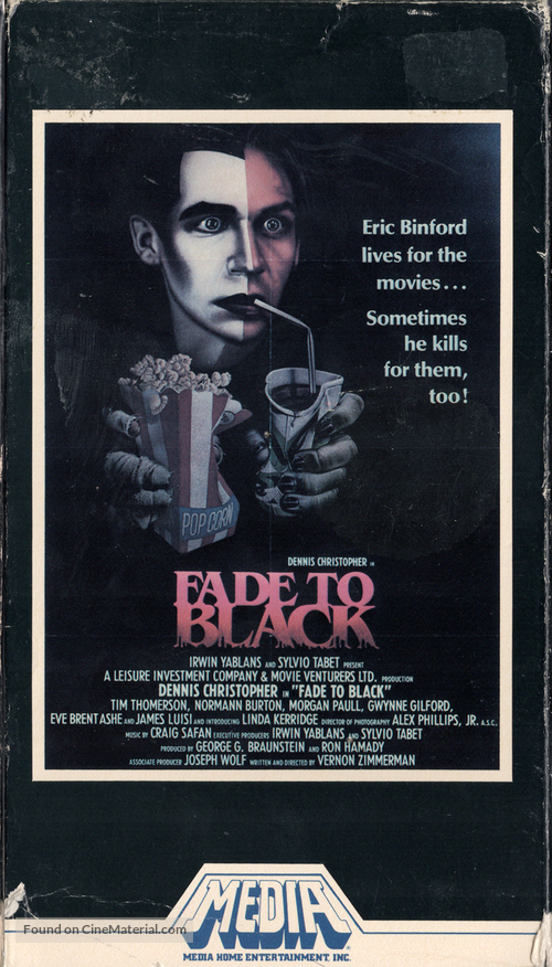 Fade to Black - VHS movie cover