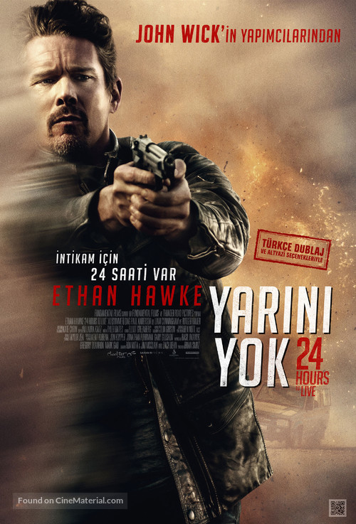 24 Hours to Live - Turkish Movie Poster