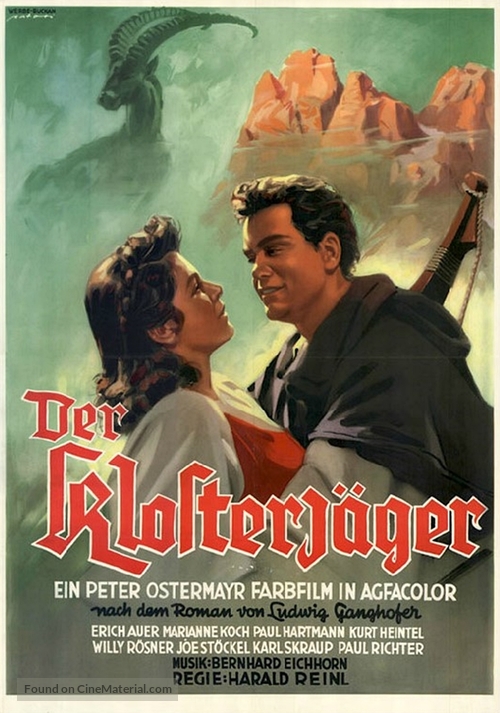 Der Klosterj&auml;ger - German Movie Poster