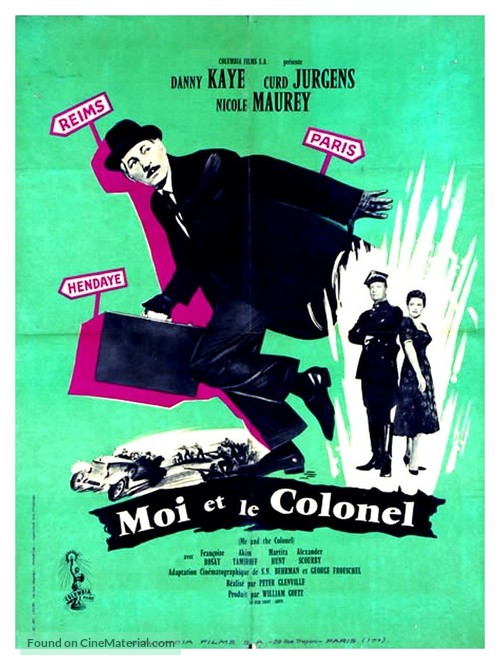 Me and the Colonel - French Movie Poster