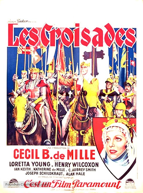 The Crusades - French Movie Poster