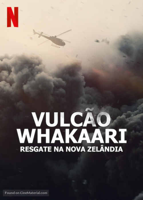 The Volcano: Rescue from Whakaari - Brazilian Movie Poster