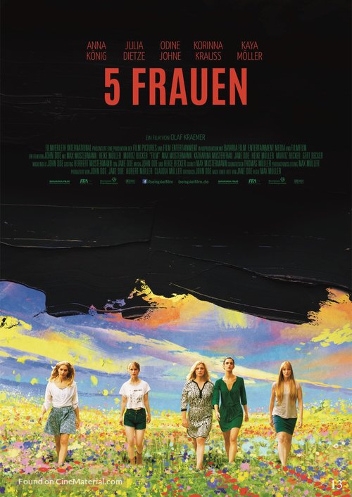 5 Frauen - German Movie Poster