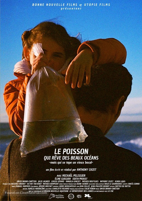 Le Poisson Qui R&ecirc;ve Des Beaux Oc&eacute;ans -mais qui se tape un vieux bocal - French Movie Poster