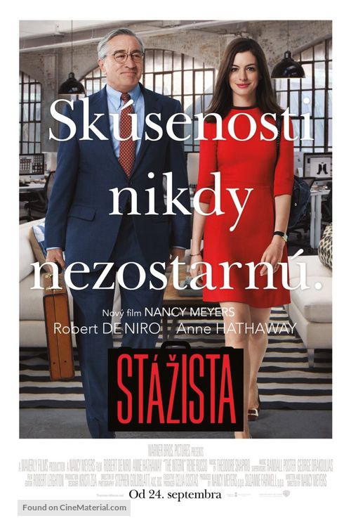 The Intern - Slovak Movie Poster