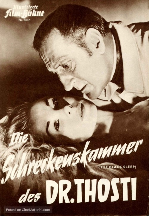 The Black Sleep - German poster