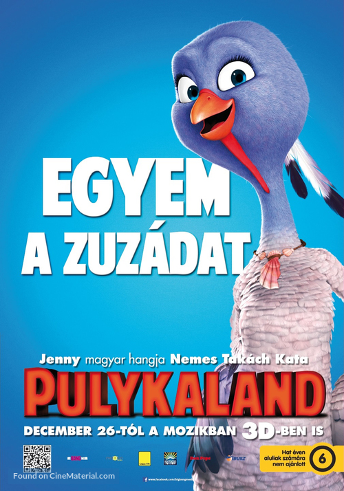 Free Birds - Hungarian Movie Poster