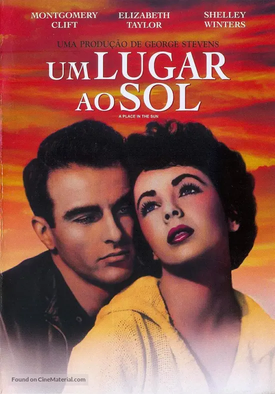 A Place in the Sun - Brazilian DVD movie cover