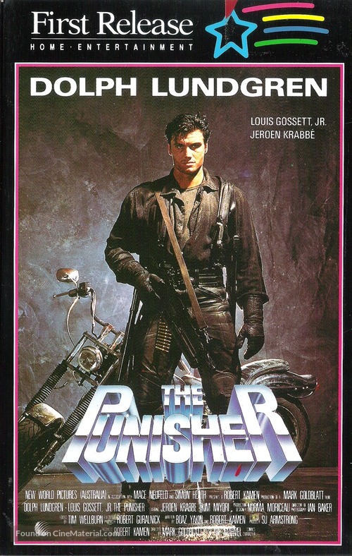 The Punisher - Dutch VHS movie cover