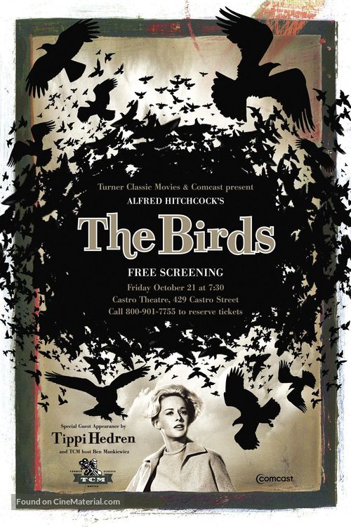 The Birds - Re-release movie poster