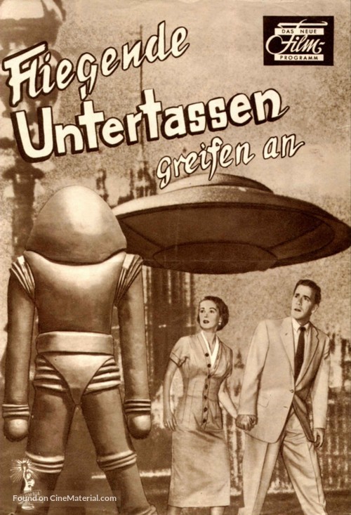 Earth vs. the Flying Saucers - German poster