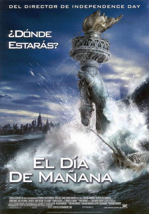 The Day After Tomorrow - Spanish Movie Poster