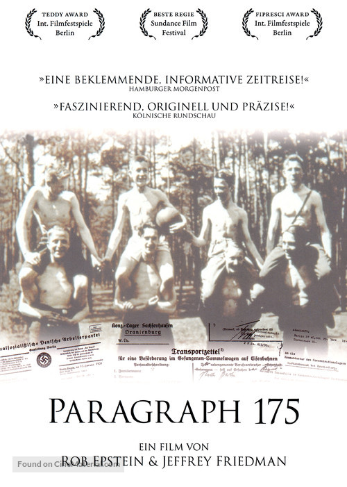 Paragraph 175 - German Movie Cover