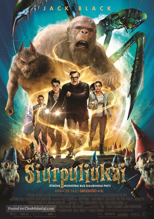 Goosebumps - Lithuanian Movie Poster