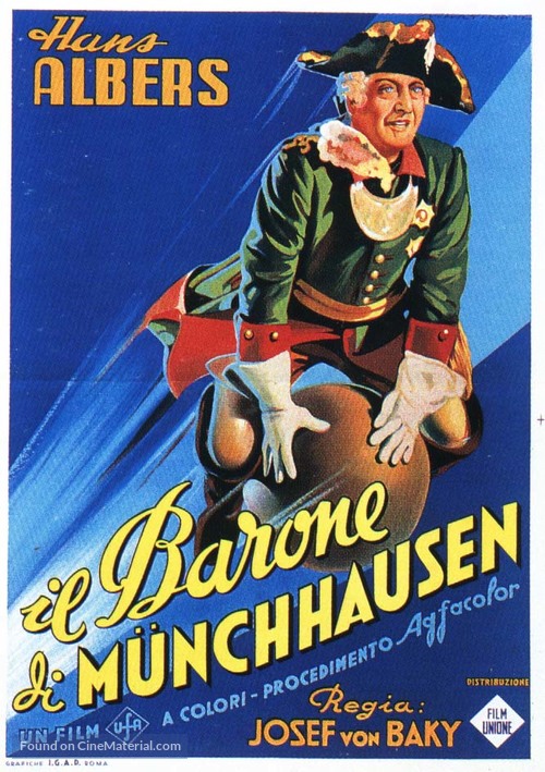M&uuml;nchhausen - Italian Movie Poster