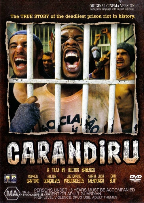 Carandiru - Australian DVD movie cover