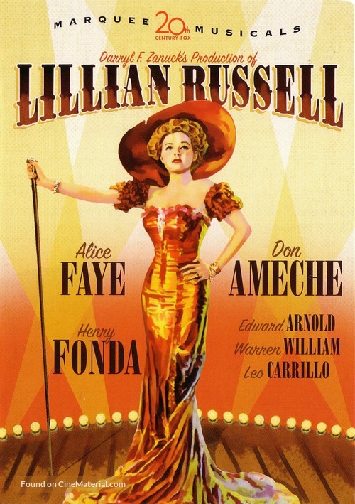 Lillian Russell - DVD movie cover