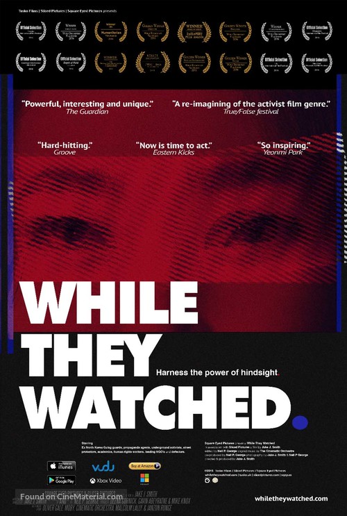 While They Watched - British Movie Poster