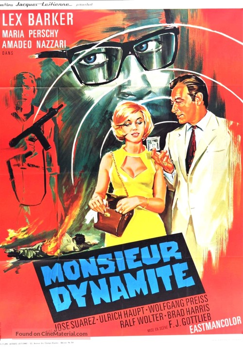 Mister Dynamit - morgen k&uuml;&szlig;t Euch der Tod - French Movie Poster