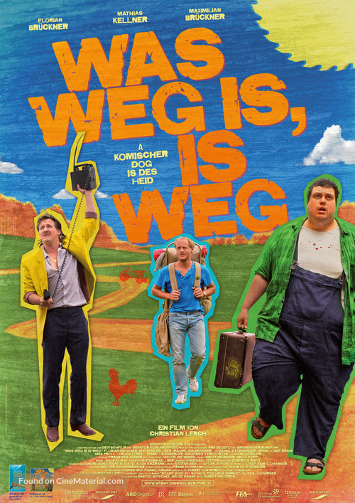 Was weg is, is weg - German Movie Poster