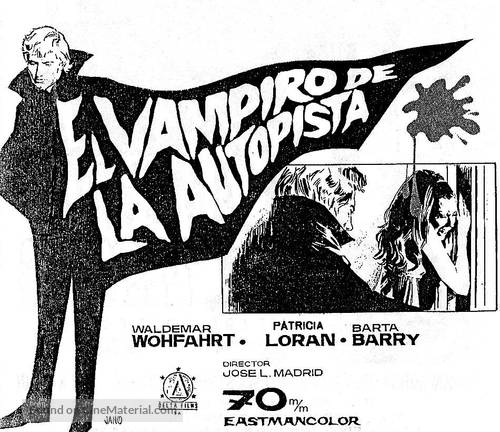 El vampiro de la autopista - Spanish poster
