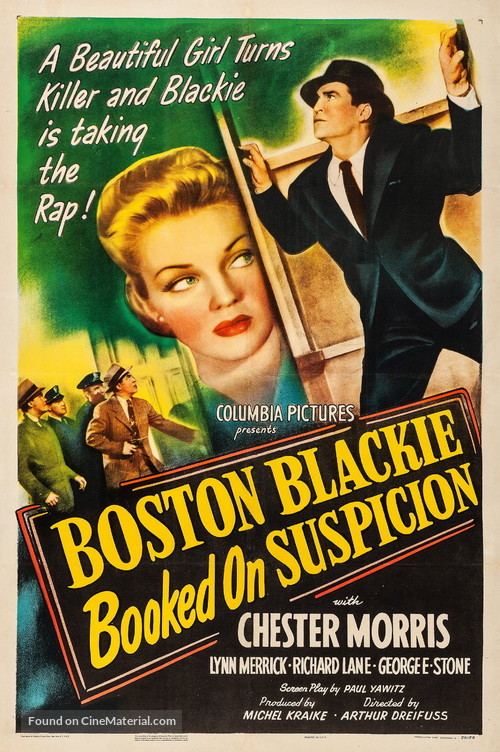 Boston Blackie Booked on Suspicion - Movie Poster