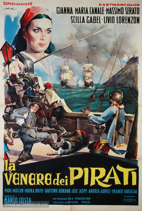 La Venere dei pirati - Italian Movie Poster