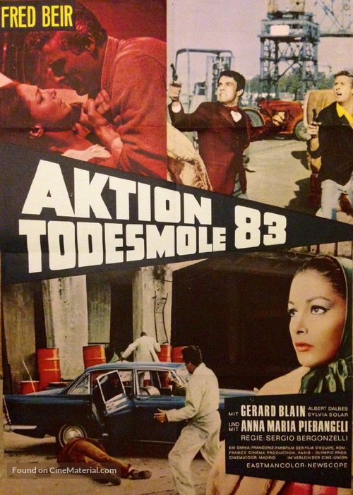 MMM 83 - Missione Morte Molo 83 - German Movie Poster