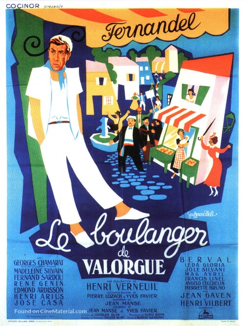 Le boulanger de Valorgue - French Movie Poster