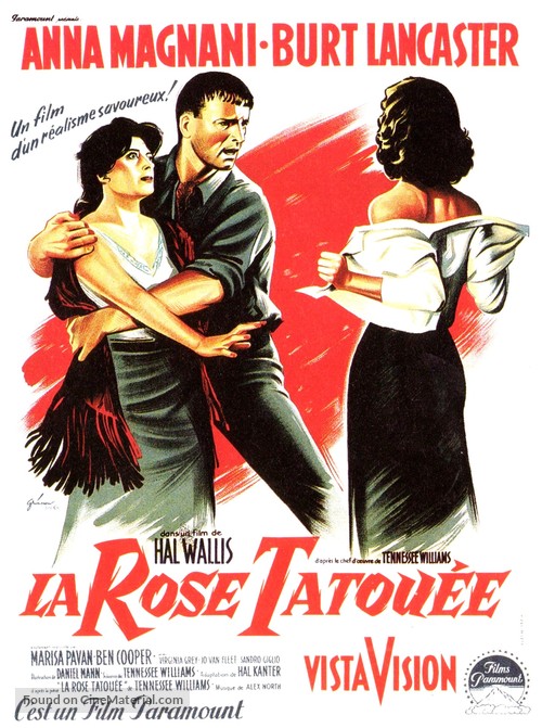 The Rose Tattoo - French Movie Poster