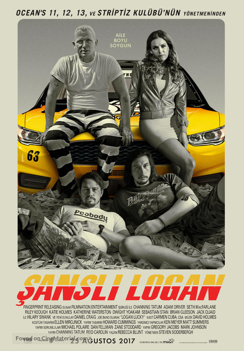 Logan Lucky - Turkish Movie Poster