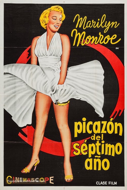 The Seven Year Itch - Uruguayan Movie Poster