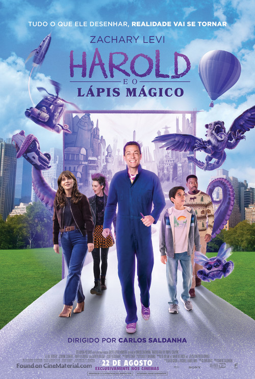 Harold and the Purple Crayon - Brazilian Movie Poster