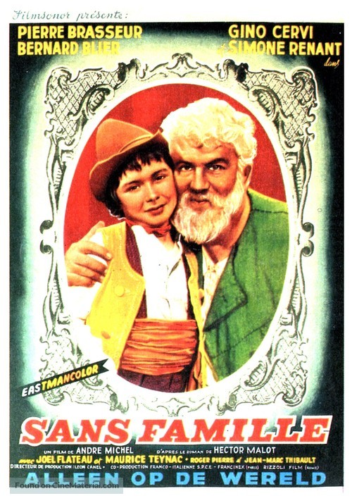 Sans famille - Belgian Movie Poster