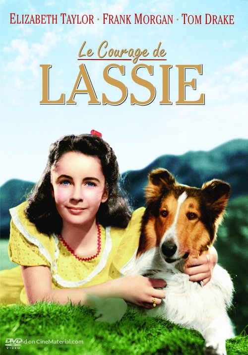 Courage of Lassie - French DVD movie cover